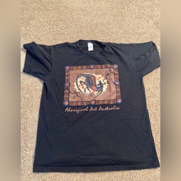 Aboriginal Art Australia Tee Small - Picture 1 of 3